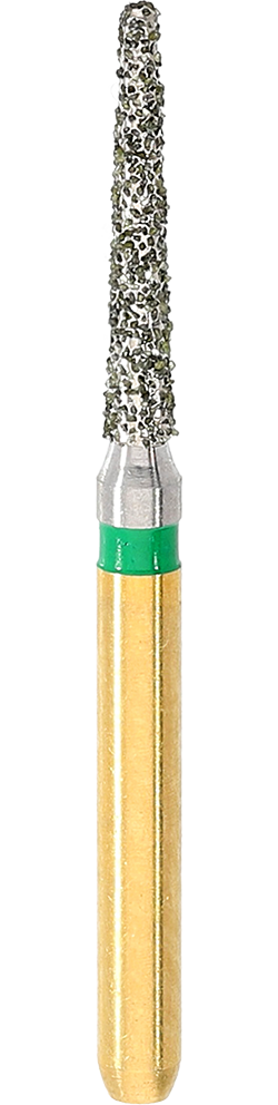 Di Special Green Taper Flat Round Corner Bur Size 014
