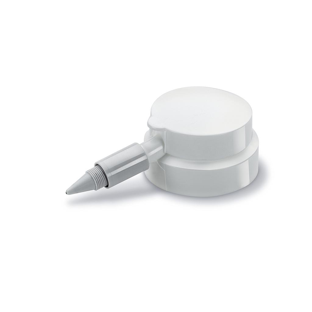 Spray cap with nozzle for fixed connection   