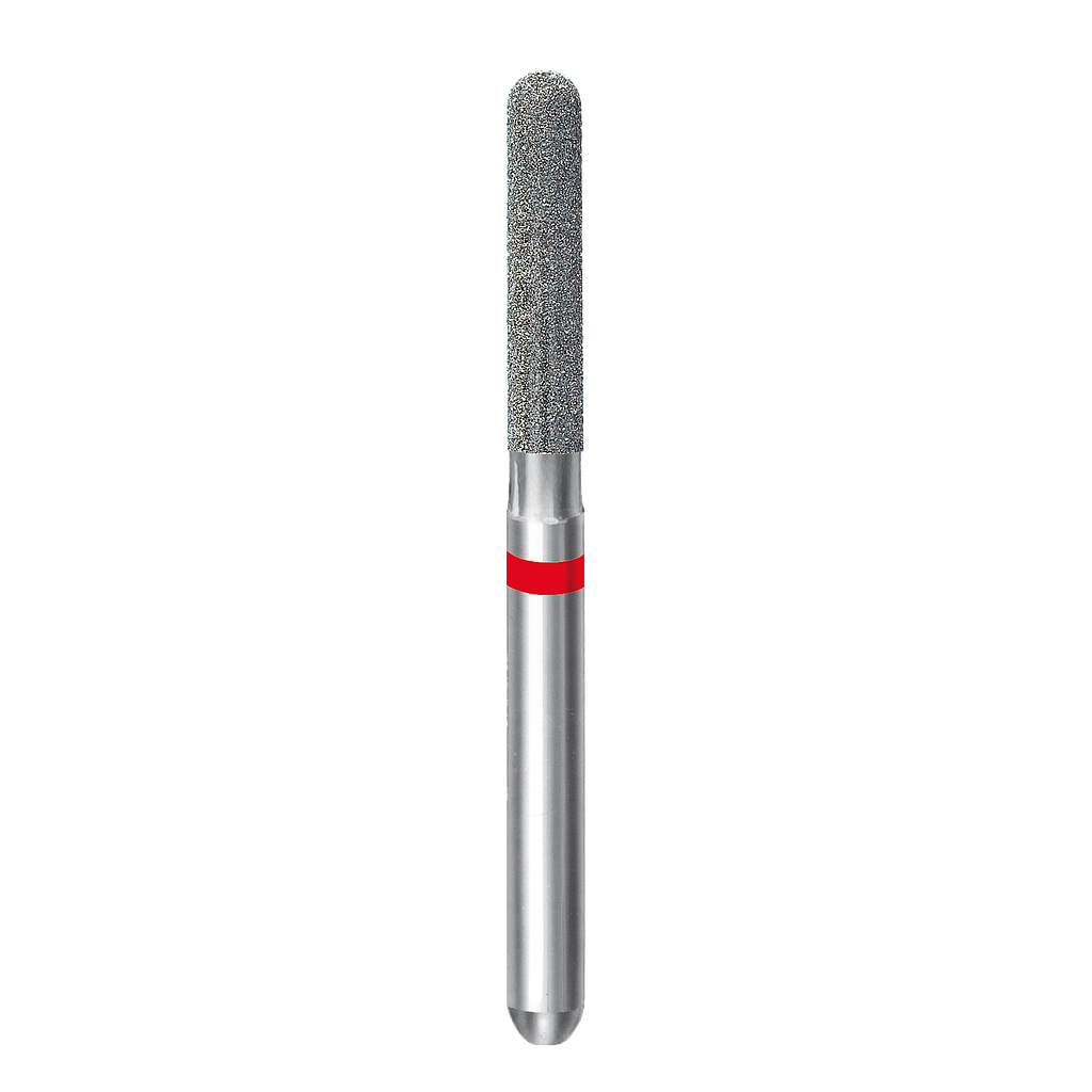 Di Red Long Straight Round End Bur Size 016