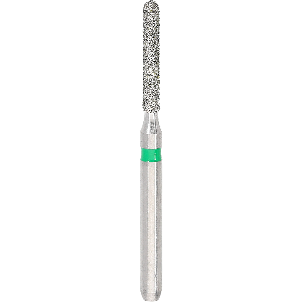 Di Green Long Straight Round End Bur Size 012