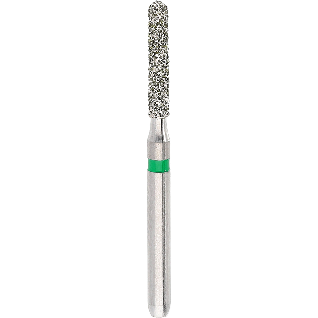 Di Green Long Straight Round End Bur Size 014