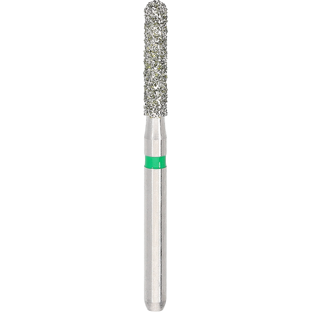 Di Green Long Straight Round End Bur Size 016