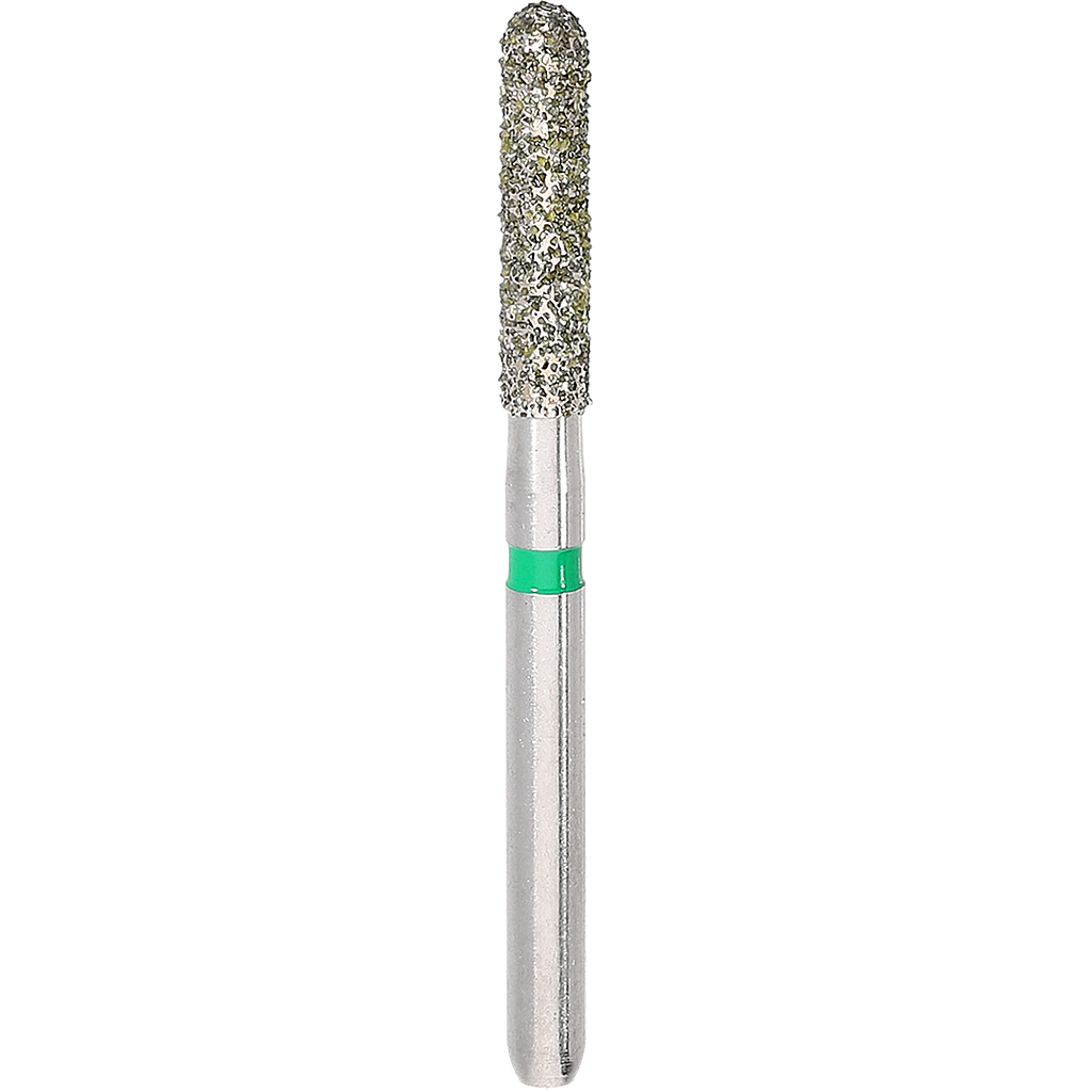 Di Green Long Straight Round End Bur Size 018