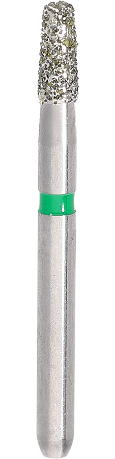 Di Green Short Tapered Flat Round Corner ( Inlay / Onlay ) Bur Size 018