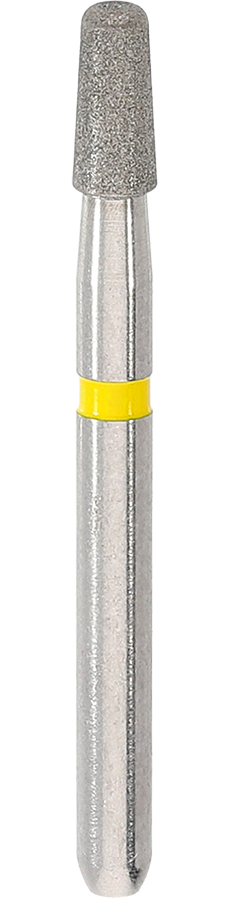Di Yellow Short Tapered Flat Round Corner ( Inlay / Onlay ) Bur Size 018