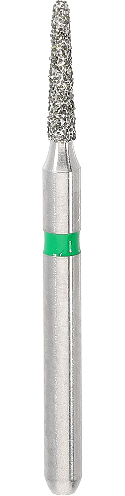 Di Green Short Tapered Round Bur Size 012