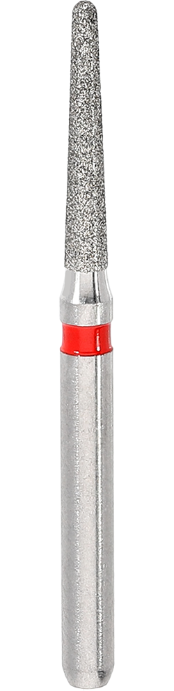 Di Red Tapered Round Bur Size 014