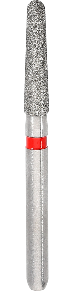 Di Red Tapered Round Bur Size 018