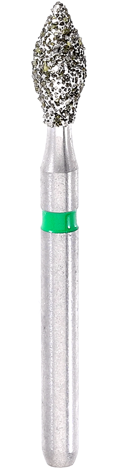 Di Green Short Flame - Palatal/Occlusal Bur Size 023